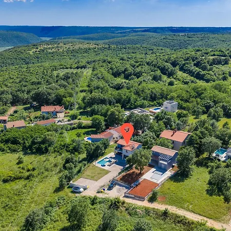 Jan For 6 Persons Near Labin - Rabac With 32 M2 Private Pool & Kids Playground Villa *
