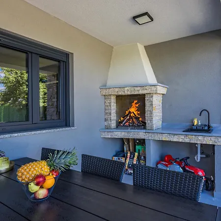 Jan For 6 Persons Near Labin - Rabac With 32 M2 Private Pool & Kids Playground Villa Sveti Martin