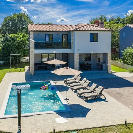 Jan For 6 Persons Near Labin - Rabac With 32 M2 Private Pool & Kids Playground Villa Sveti Martin